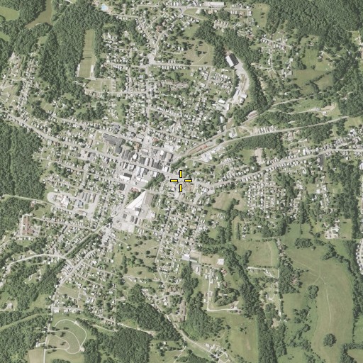 Aerial/Satellite Image of Hutton Memorial Library, OH