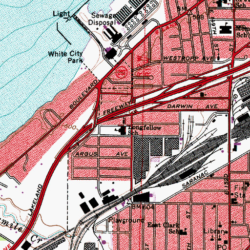 Topographic Map of Golden Rule Church of God, OH