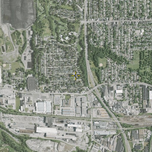 Aerial/Satellite Image of Washington Park School, OH