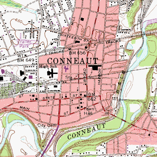 Topographic Map of Apostolic Faith Church of God, OH