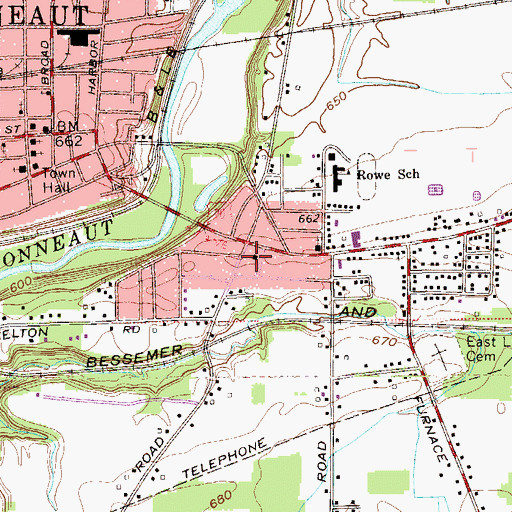 Topographic Map of Kingdom Hall of Jehovahs Witnesses, OH