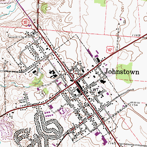 Topographic Map of Bosveld Library On Applied Poetry, OH