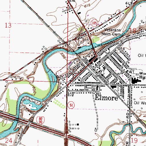 Topographic Map of Christ Community Church, OH