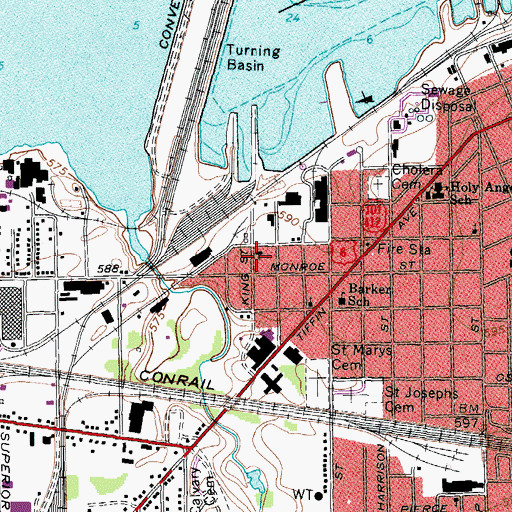 Topographic Map of Kingdom Hall of Jehovahs Witnesses, OH