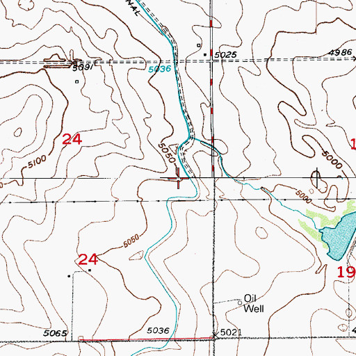 Topographic Map of Speer Canal, CO