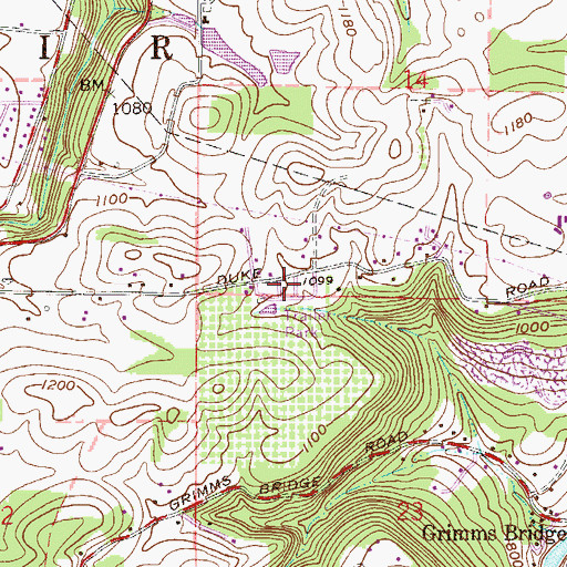 Topographic Map of Shadybrook Trailer Park, OH