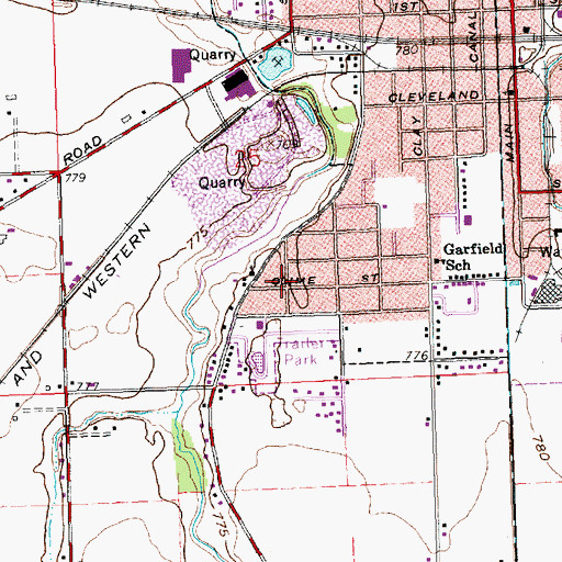 Topographic Map of Holiness Mission (historical), OH