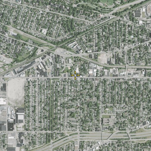 Aerial/Satellite Image of Cleveland Fire Department Station 23, OH