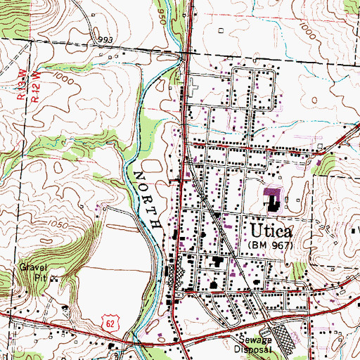 Topographic Map of Church of the Nativity, OH