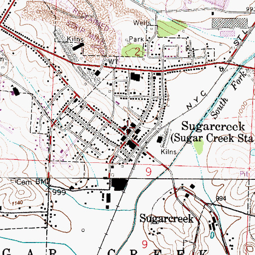 Topographic Map of First Mennonite Church, OH