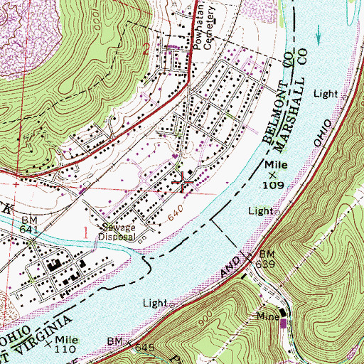 Topographic Map of Kingdom Hall of Jehovahs Witnesses, OH