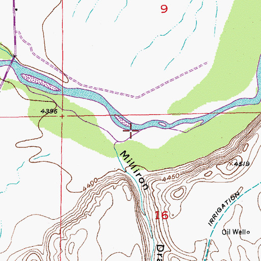 Topographic Map of Milliron Draw, CO