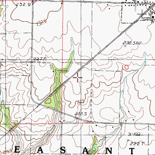 Topographic Map of Muddy Point (historical), IL