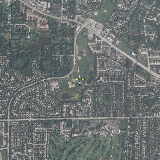 Aerial/Satellite Image of Springfield Park, IL