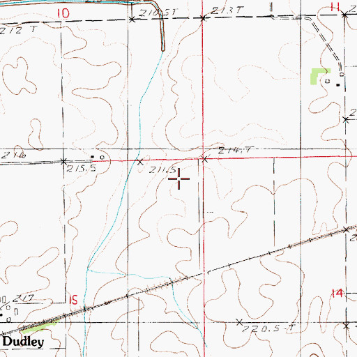 Topographic Map of Cherry Grove (historical), IL