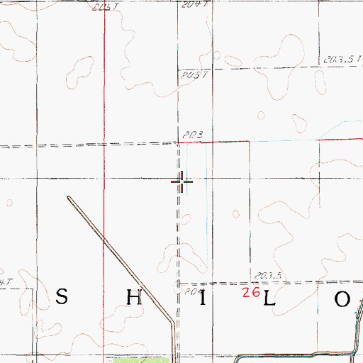 Topographic Map of Goose Lake (historical), IL
