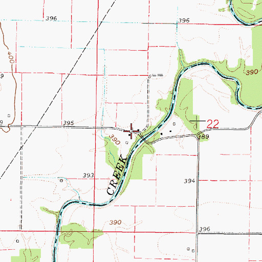 Topographic Map of Lexington (historical), IL