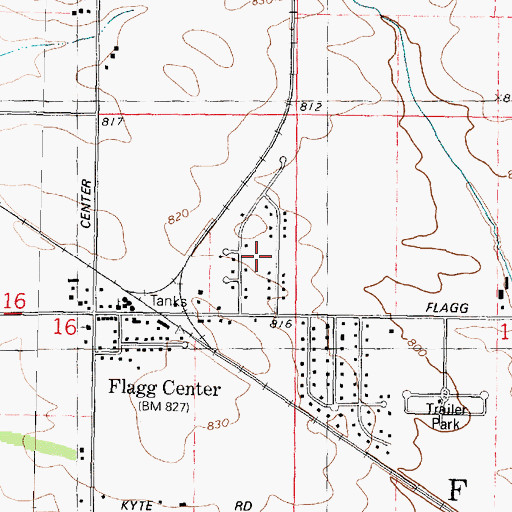 Topographic Map of Briarwood, IL