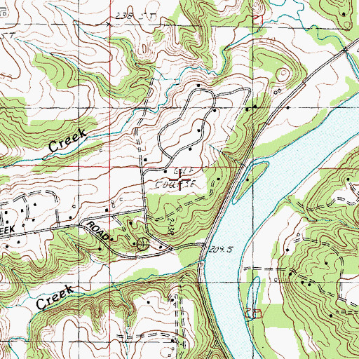 Topographic Map of Silver Ridge Golf Course, IL