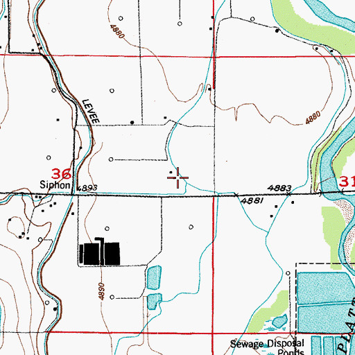 Topographic Map of Little Dry Creek, CO