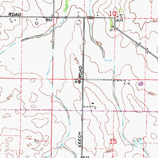 Topographic Map of Illinois Railway Museum, IL