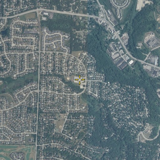 Aerial/Satellite Image of Kenneth E Neubert Elementary School, IL