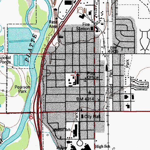 Topographic Map of Fort Lupton, CO