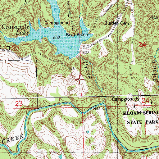 Topographic Map of Prairie Bluff Trail, IL