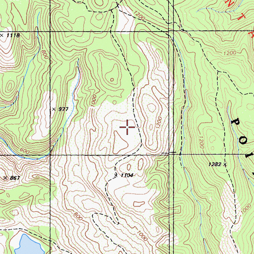 Topographic Map of Lake Ranch Trail, CA