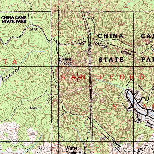 Topographic Map of Henry A Barbier Memorial Park, CA