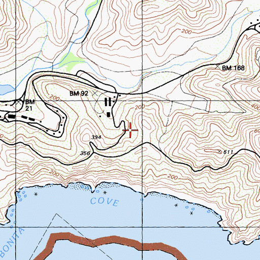 Topographic Map of Fort Barry Military Reservation (historical), CA