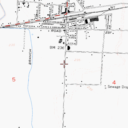 Topographic Map of Armona Post Office, CA