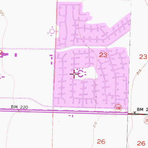 Topographic Map of Neutra Elementary School, CA