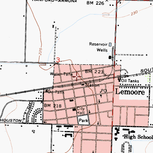 Topographic Map of Pentecostal Church of God, CA