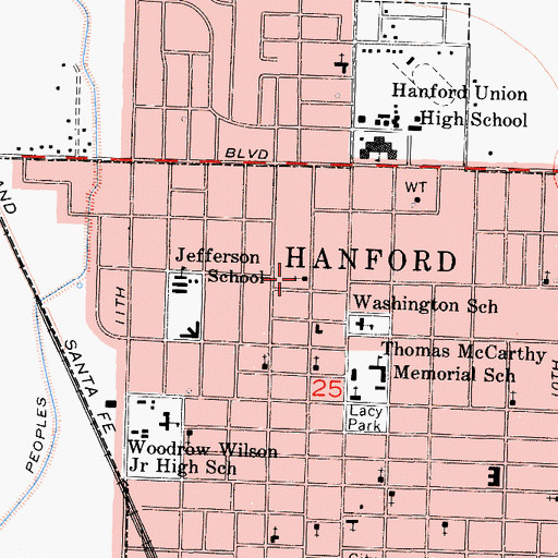 Topographic Map of Church of Revelation, CA
