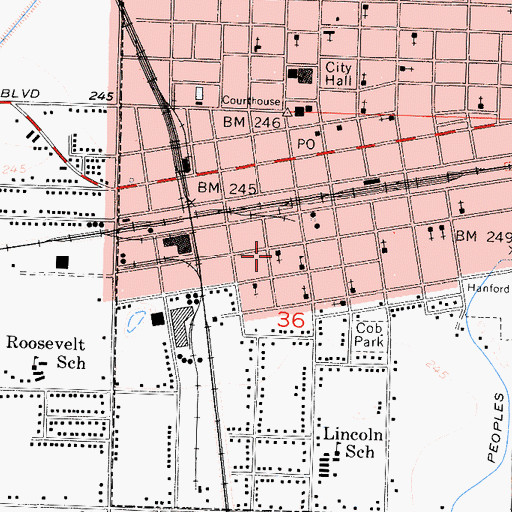Topographic Map of Triple L Christian Center, CA