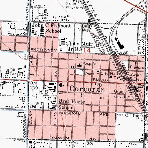 Topographic Map of John Maroot Park, CA