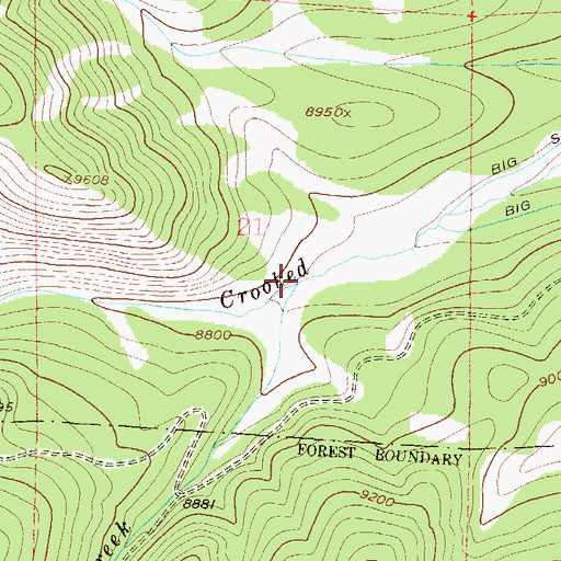 Topographic Map of Tipperary Creek, CO