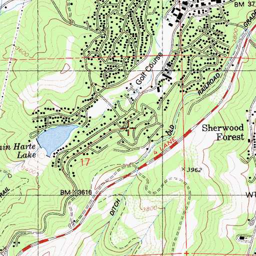 Topographic Map of Lilac Terrace, CA