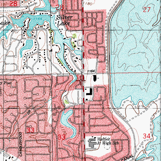 Topographic Map of North Macarthur Church of Christ, OK