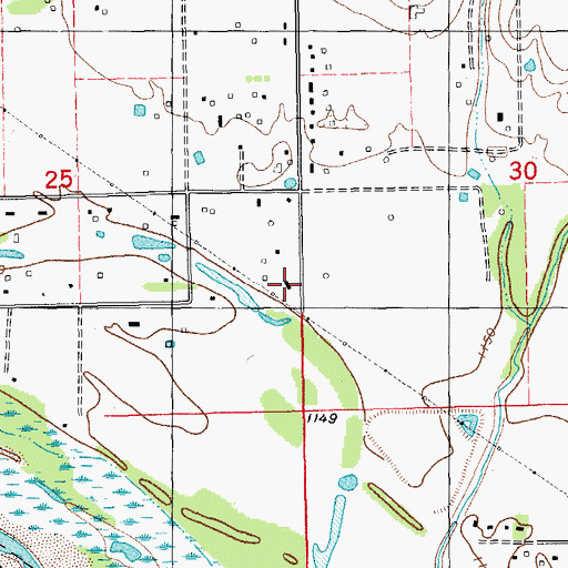 Topographic Map of Oklahoma Chinese Baptist Church, OK