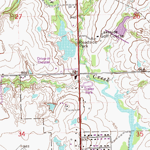 Topographic Map of Apostolics of Stillwater, OK