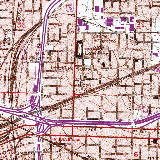 Topographic Map of Anchor of Hope Tabernacle, OK