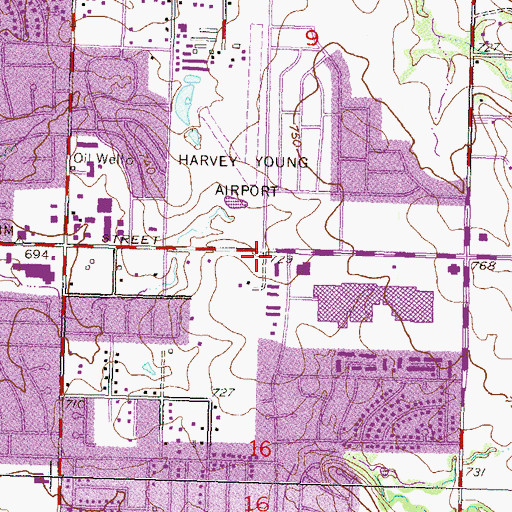 Topographic Map of Berean Fellowship, OK