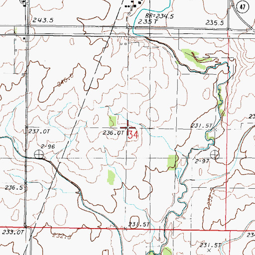 Topographic Map of Drummer Grove (historical), IL