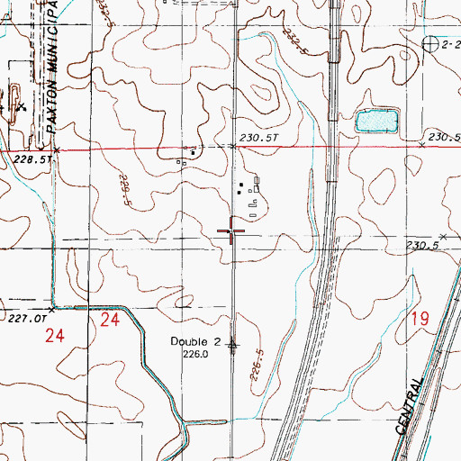 Topographic Map of Miller School (historical), IL