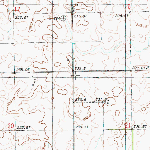 Topographic Map of Waite School (historical), IL