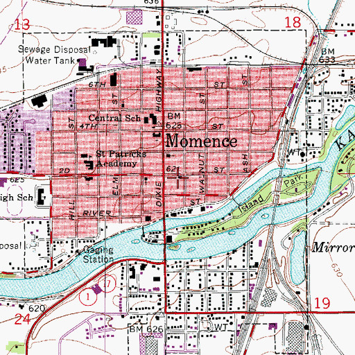 Topographic Map of Church of the Good Shepherd, IL