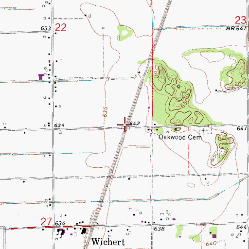 Topographic Map of Collins (historical), IL