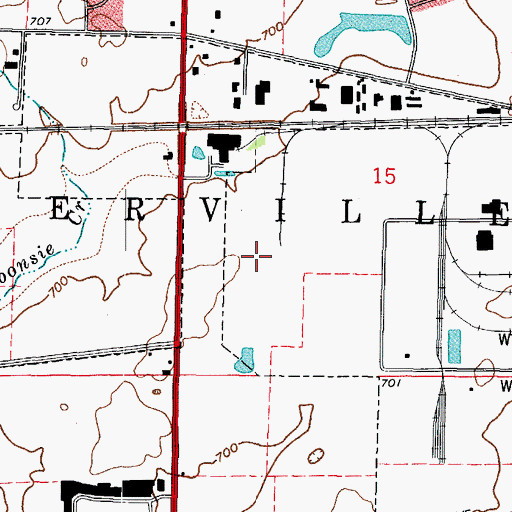 Topographic Map of High Grove Business Park, IL